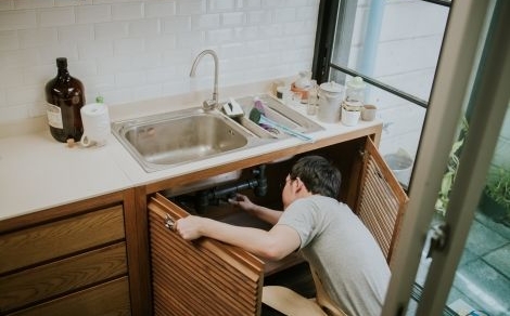 lekkage in de keuken 