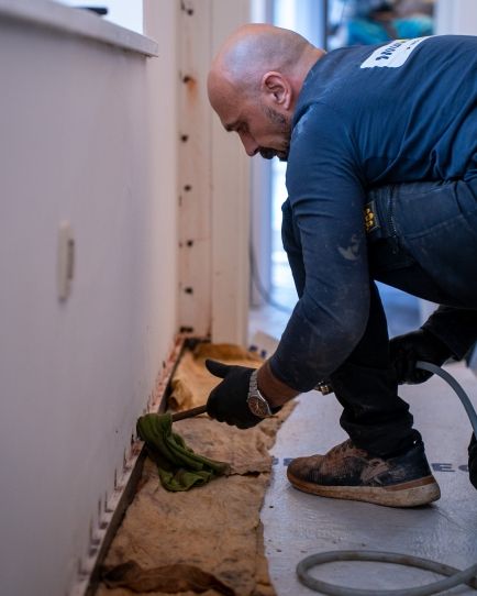 Een Murprotec Pro verhelpt optrekkend vocht 