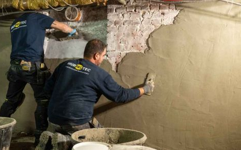 Murprotec-vochtexperts dichten het souterrain af