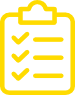 Icoon checklist (geel)
